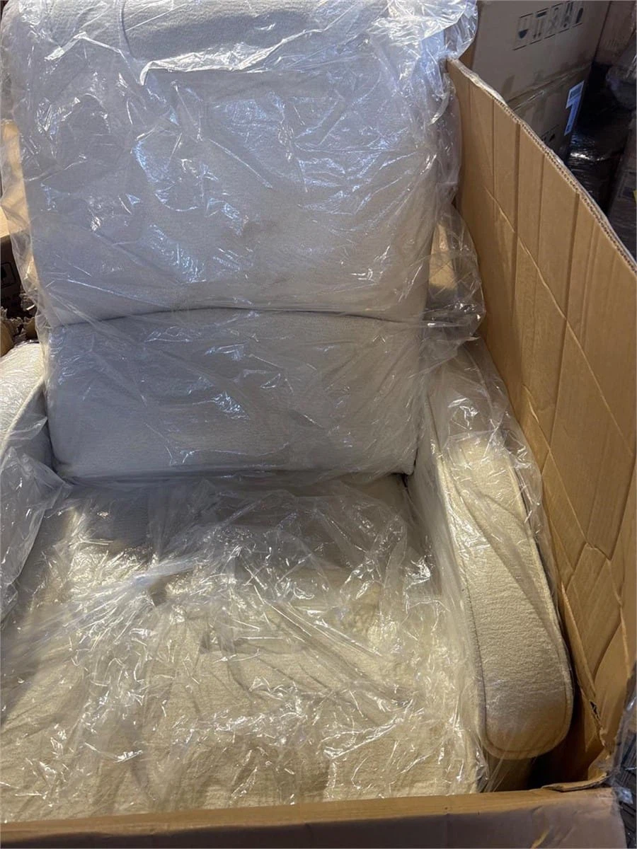 VKNOW Recliner Chair, Fabric Recliner With Soft Armrest - photo 3