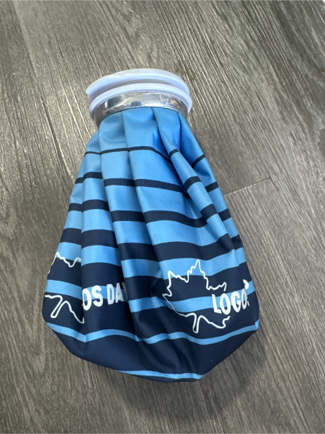 Blue Striped Ice Bag
