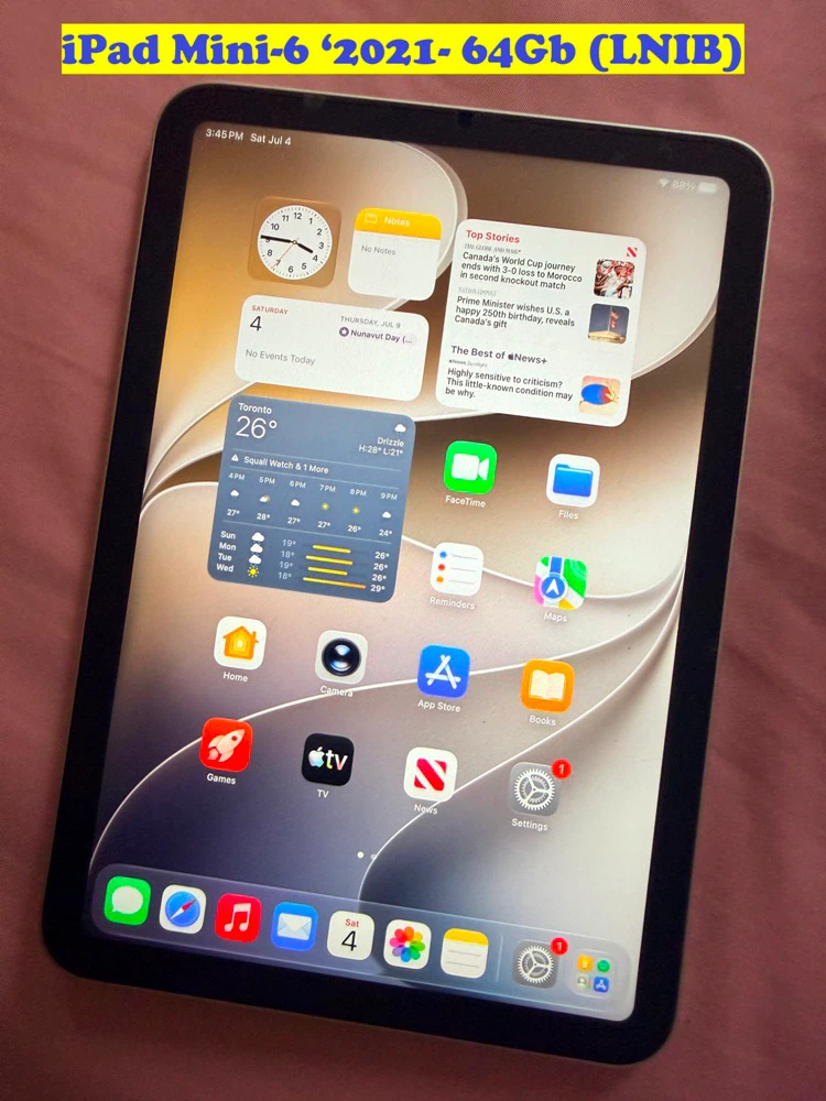 iPad Mini-6 ‘2021- 64Gb (LNIB)