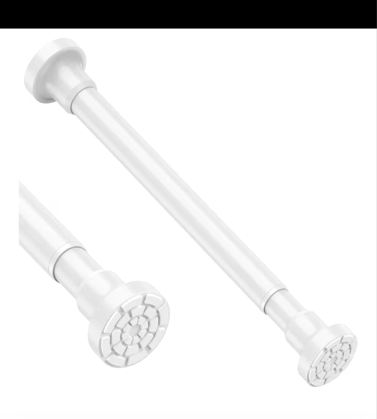 White Curtain Rod