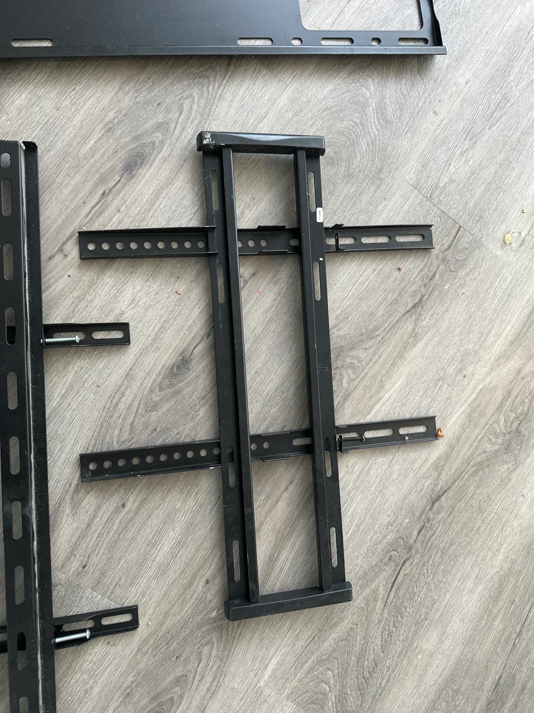 Black Metal TV Wall Mount Bracket - photo 3