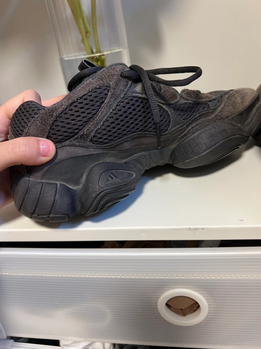 Adidas Yeezy 500 "Utility Black" Sneakers - photo 5