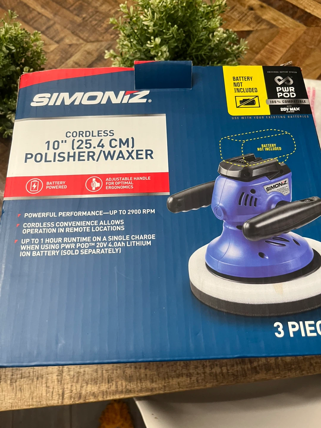 SIMONIZ Cordless 10" (25.4 CM) Polisher/Waxer