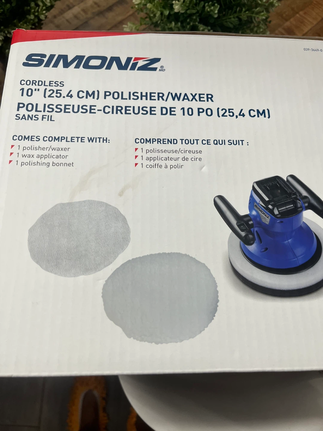 SIMONIZ Cordless 10" (25.4 CM) Polisher/Waxer - photo 3
