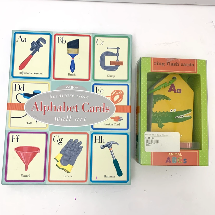 ABC Flash Cards Alphabet Learning Cards Kids Educational Toy