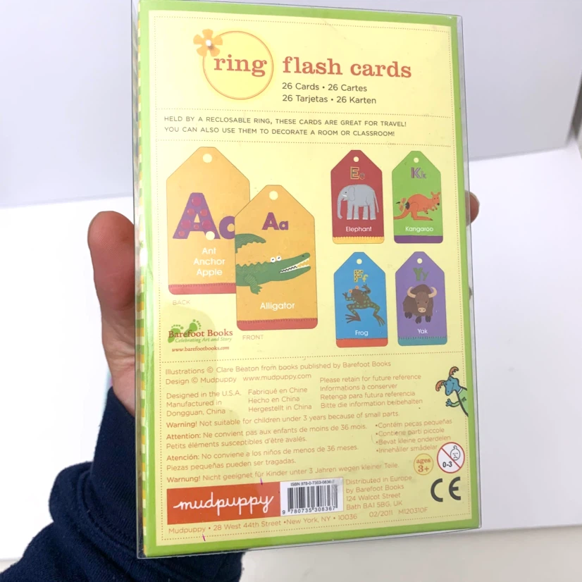 ABC Flash Cards Alphabet Learning Cards Kids Educational Toy - photo 4