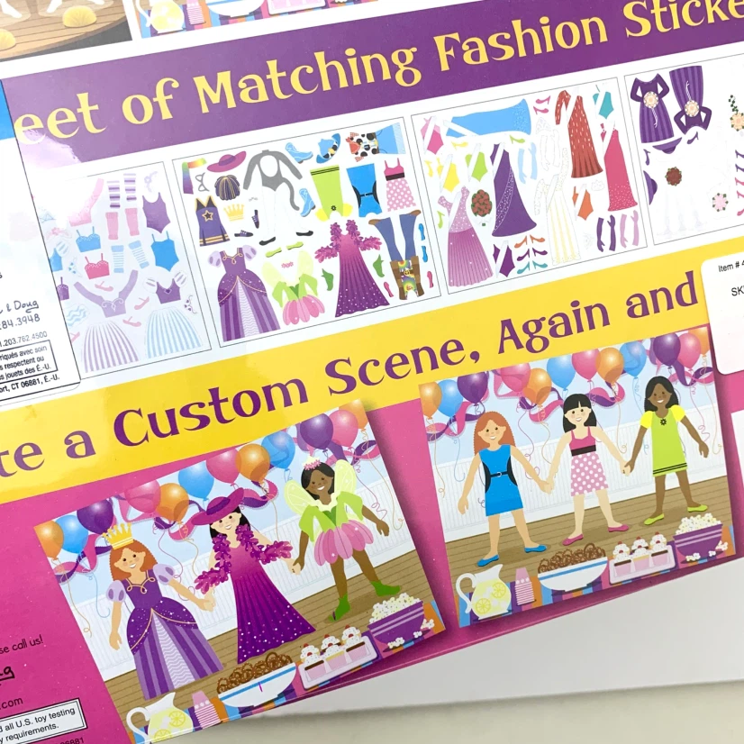 Reusable Sticker Pad Dress Up Activity Book Kids Toys Crafts - photo 5