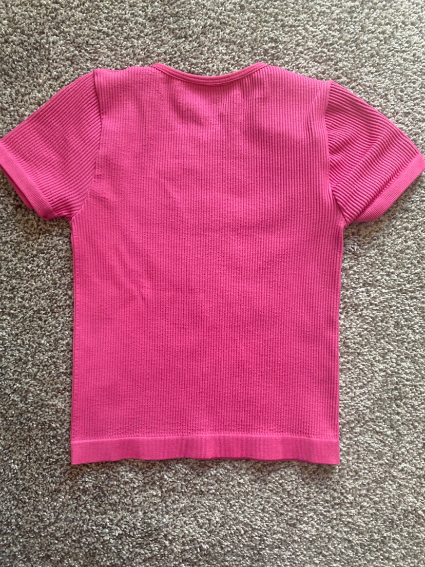 Boasthouse Ribbed Knit Top - Pink XS - photo 2