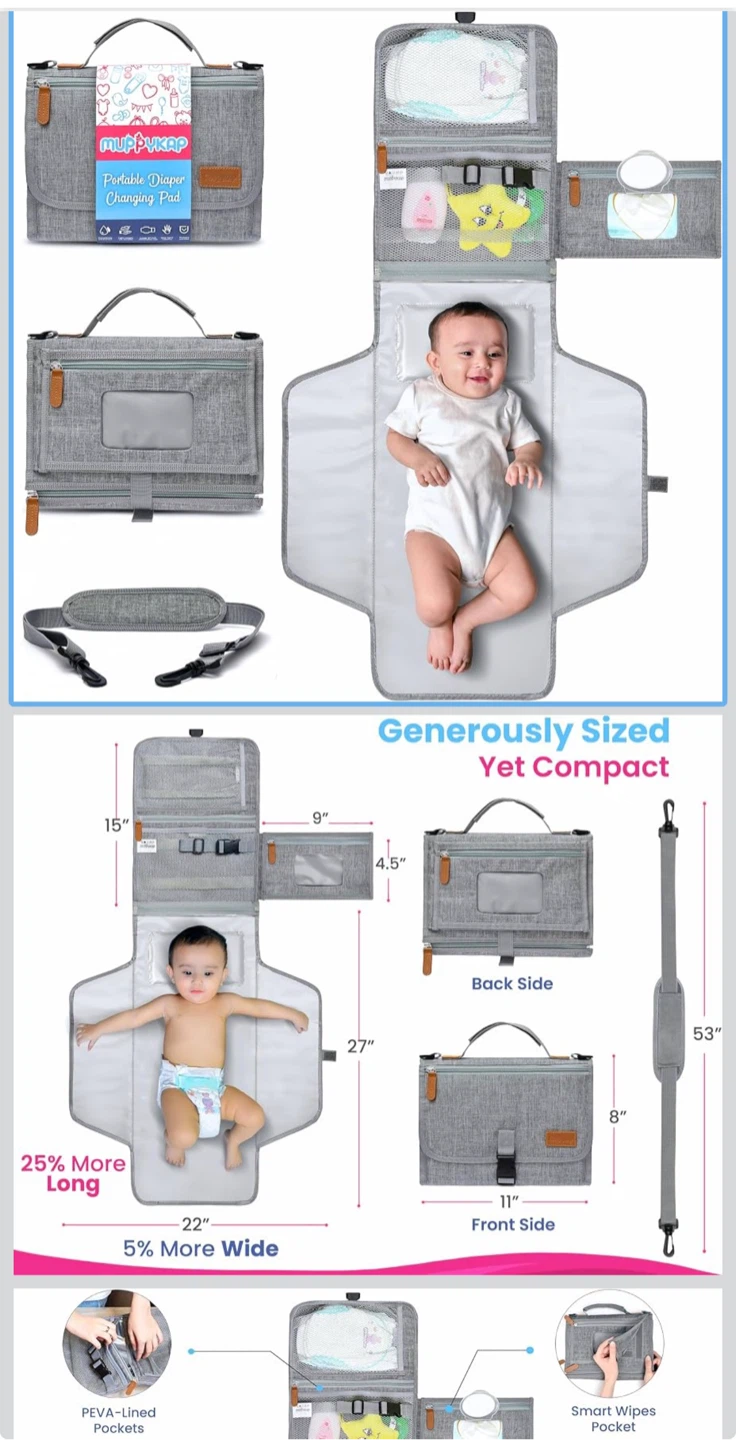 MuppyKap Portable Diaper Changing Pad