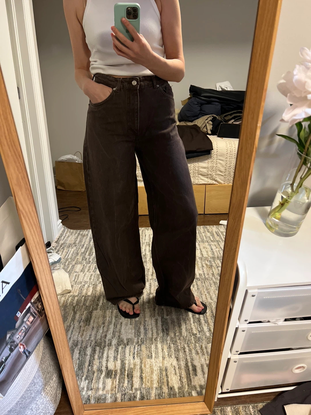 Zara Wide Leg Jeans