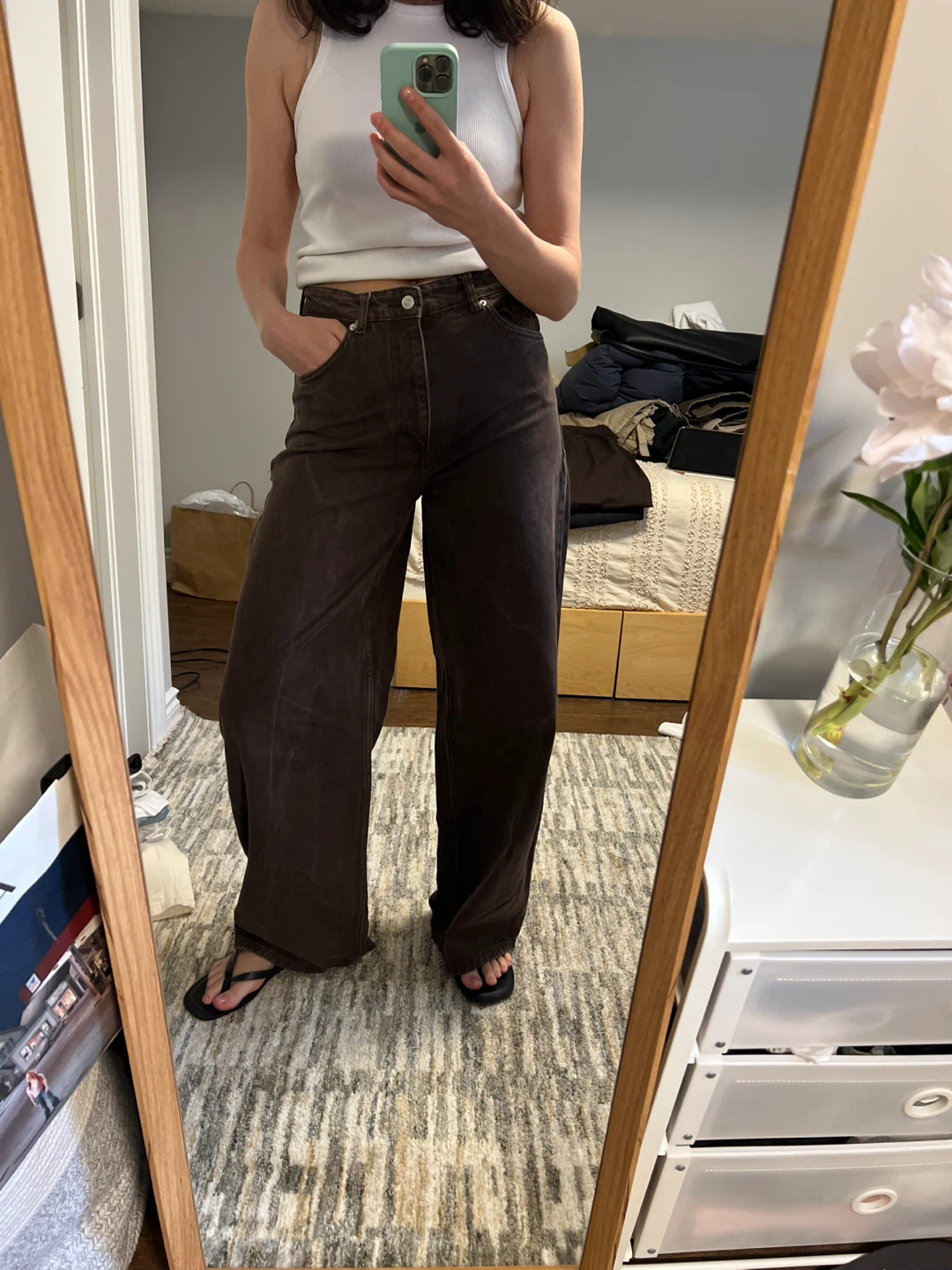 Zara Wide Leg Jeans - photo 2