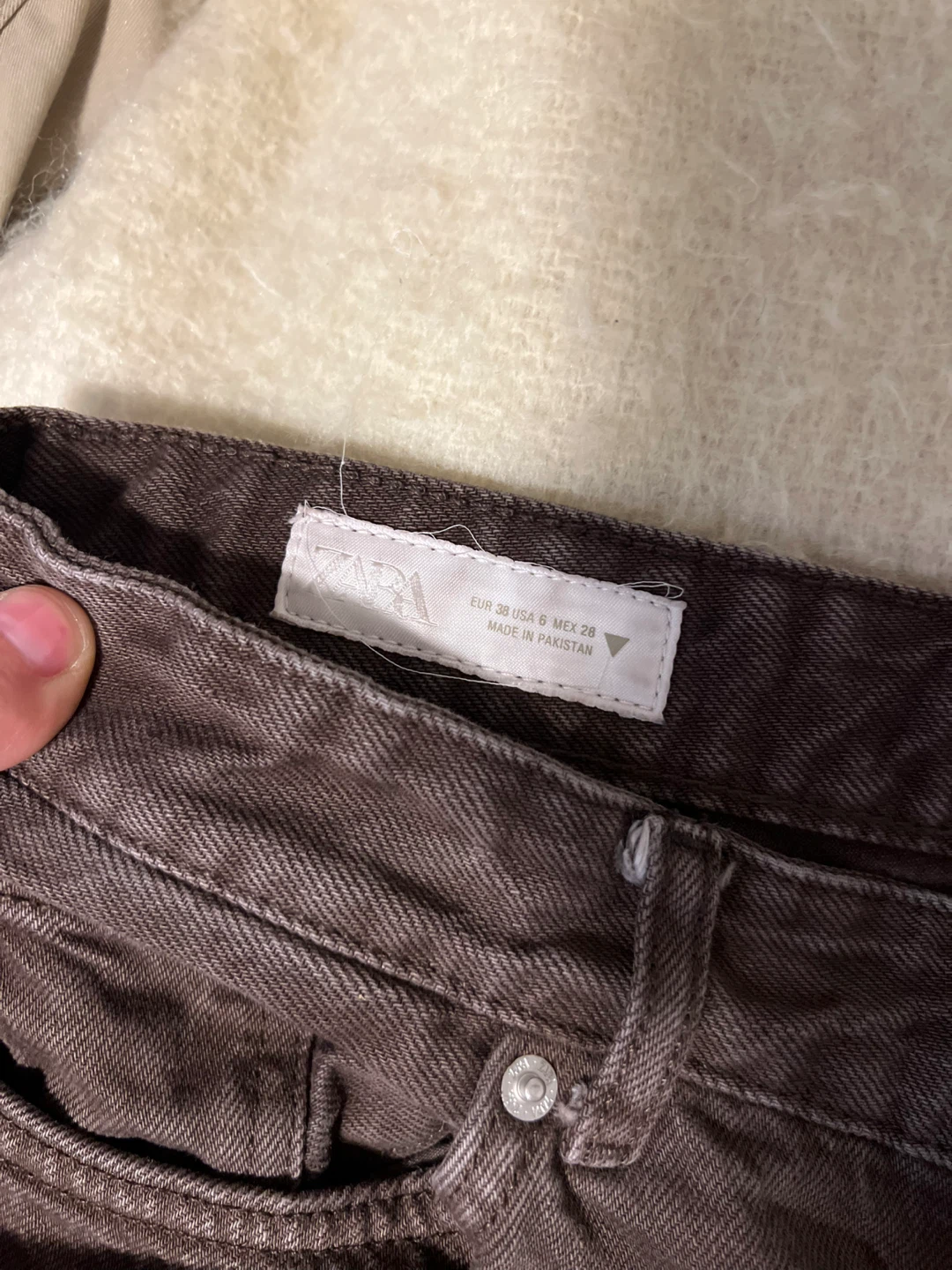 Zara Wide Leg Jeans - photo 3