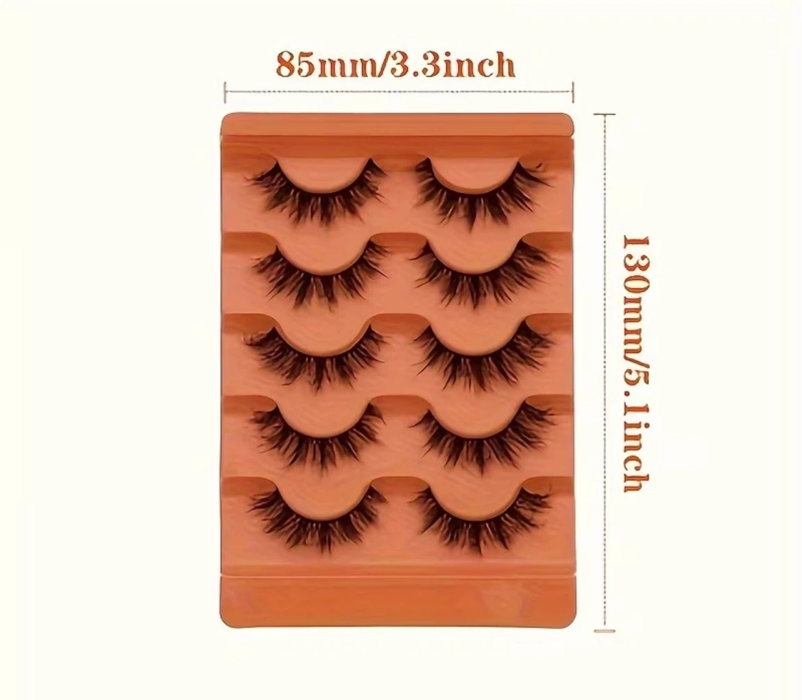 5 Pairs Lash strips