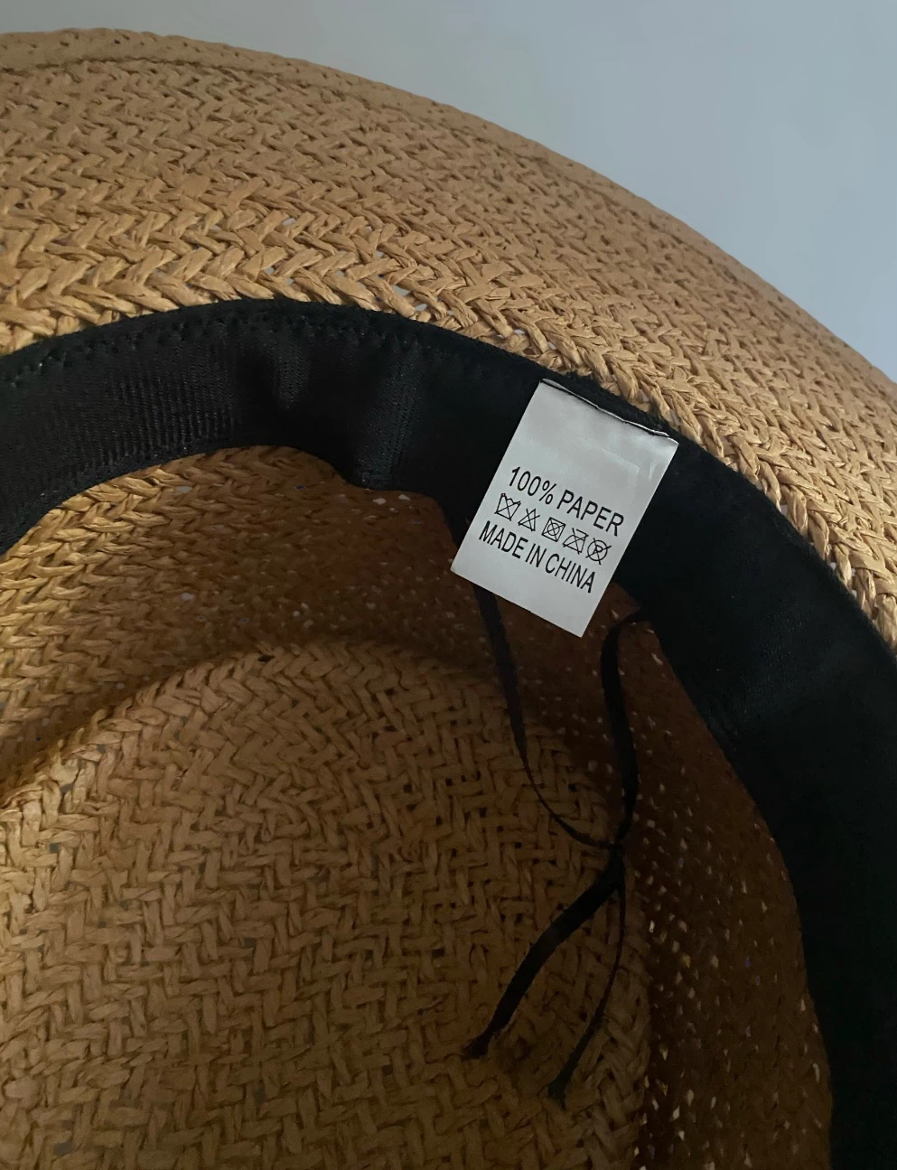 Straw Sun Hat with Cream Ribbon - photo 4