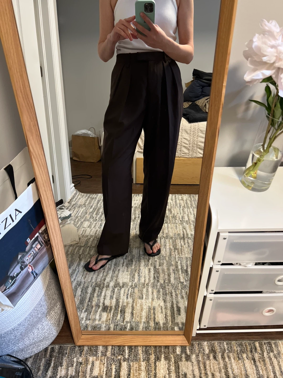ARKET Tapered Trousers - Brown
