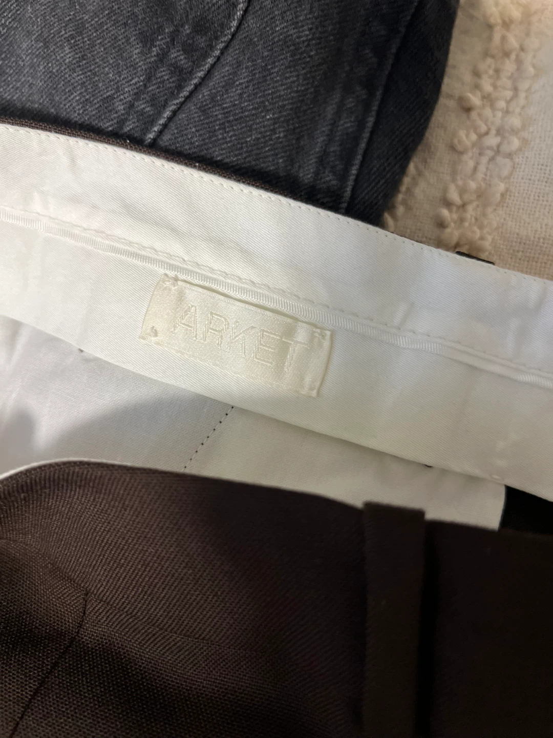 ARKET Tapered Trousers - Brown - photo 4