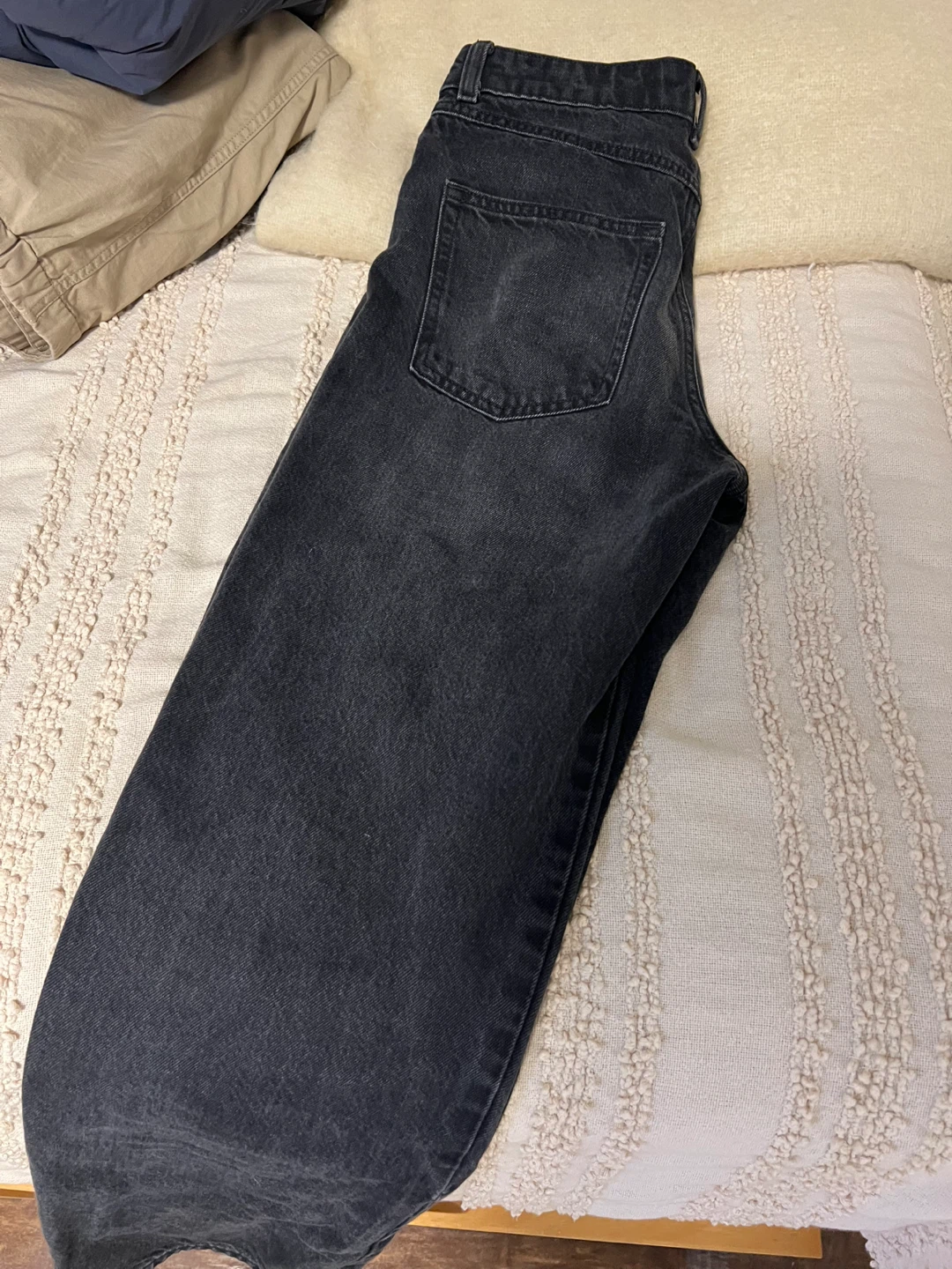 ZARA Black Denim Jeans Size 6 - photo 4
