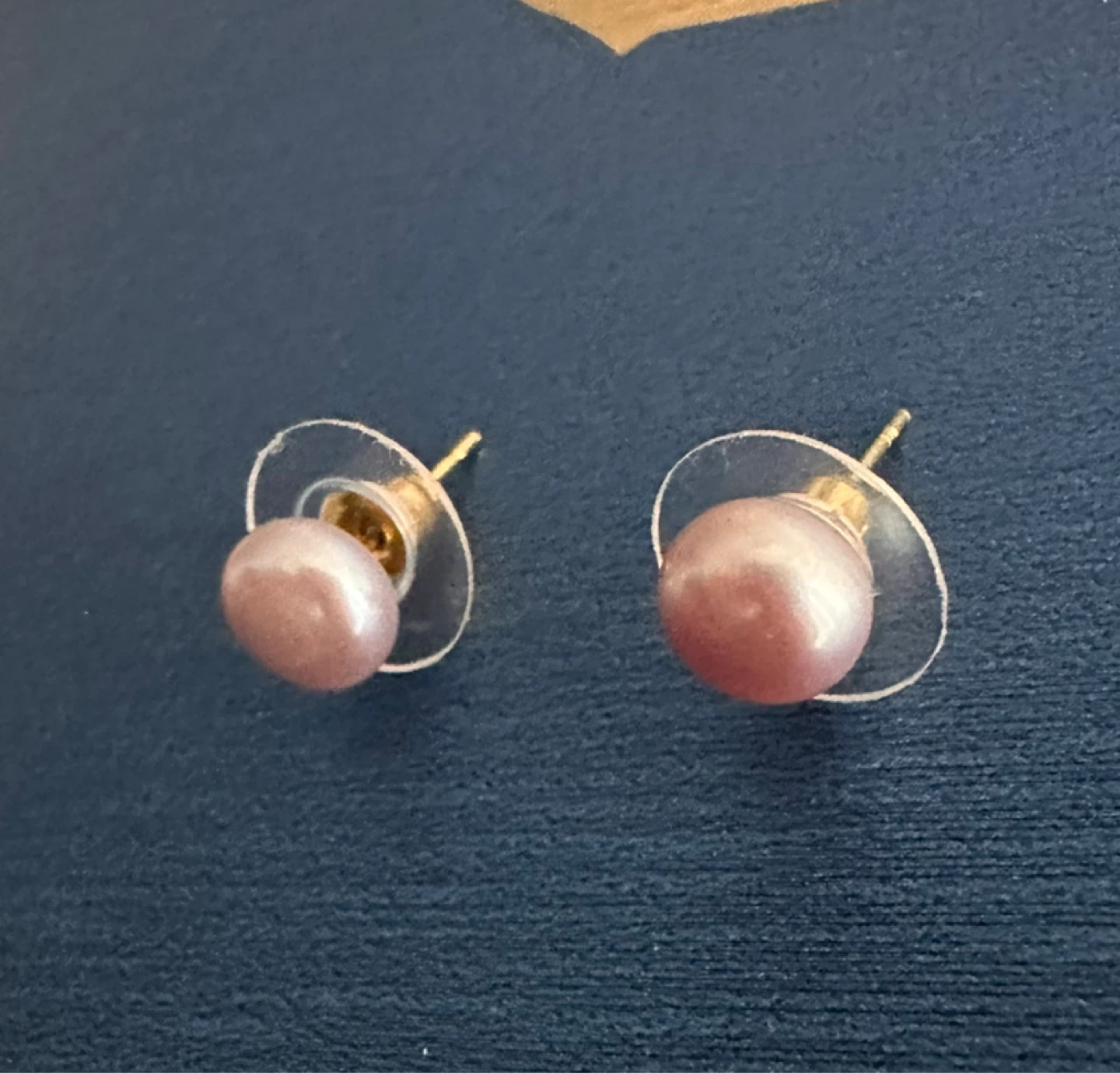 Pink pearl Stud Earrings - photo 3