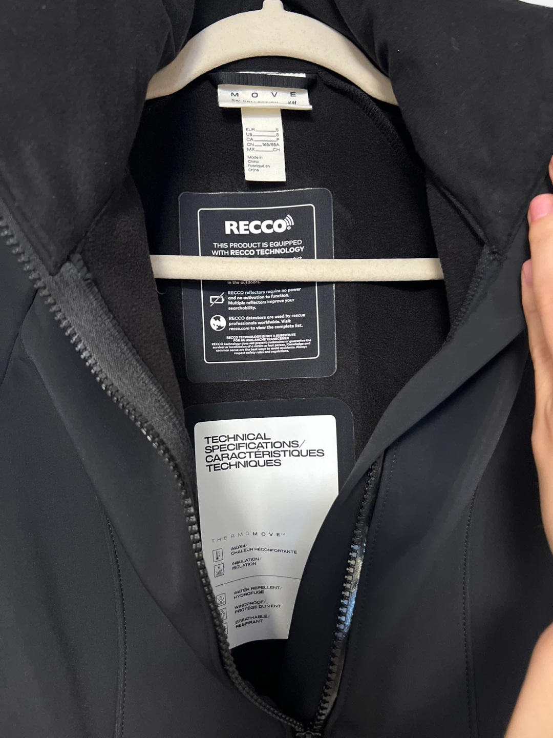 H&M Move Ski Collection Ski Suit Black Size S - photo 3