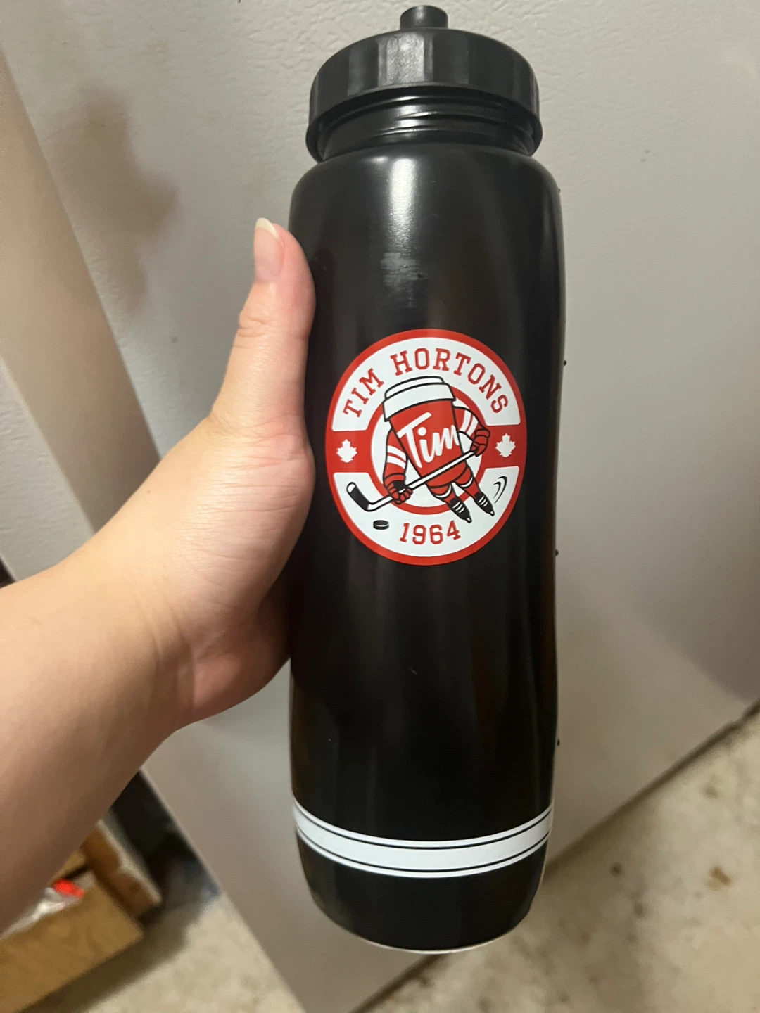 Tim Hortons Hockey Water Bottle
