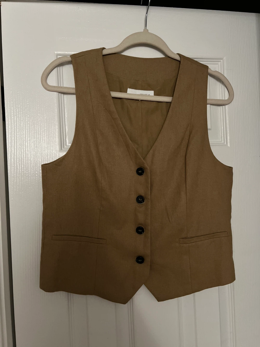Zara Tan Vest - photo 4