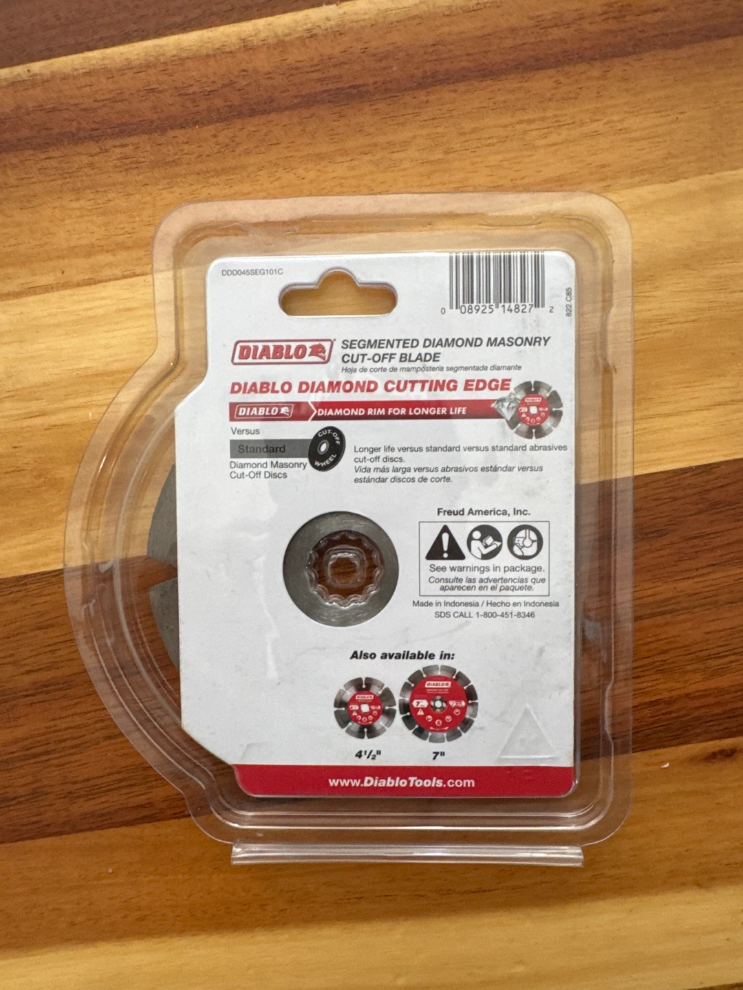 Diablo Diamond Segmented Masonry Cut-Off Blade 4 1/2" - photo 2