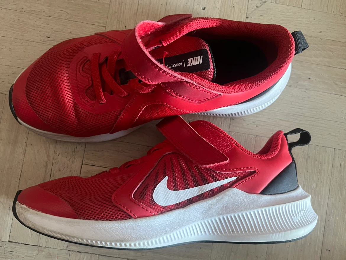 Nike Downshifter Kids Red Running Shoes Size 13C - photo 2