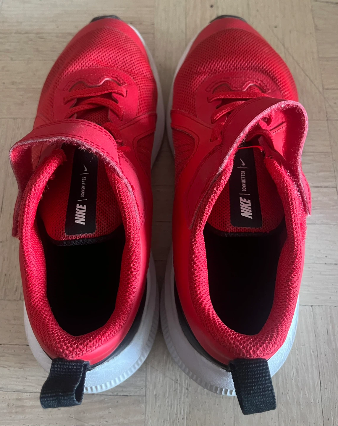 Nike Downshifter Kids Red Running Shoes Size 13C - photo 4
