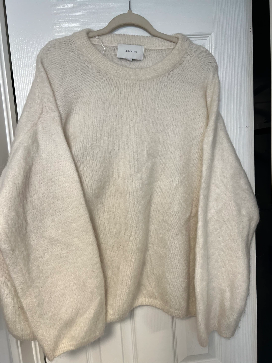 H&M Edition Cream Fuzzy Sweater - photo 4