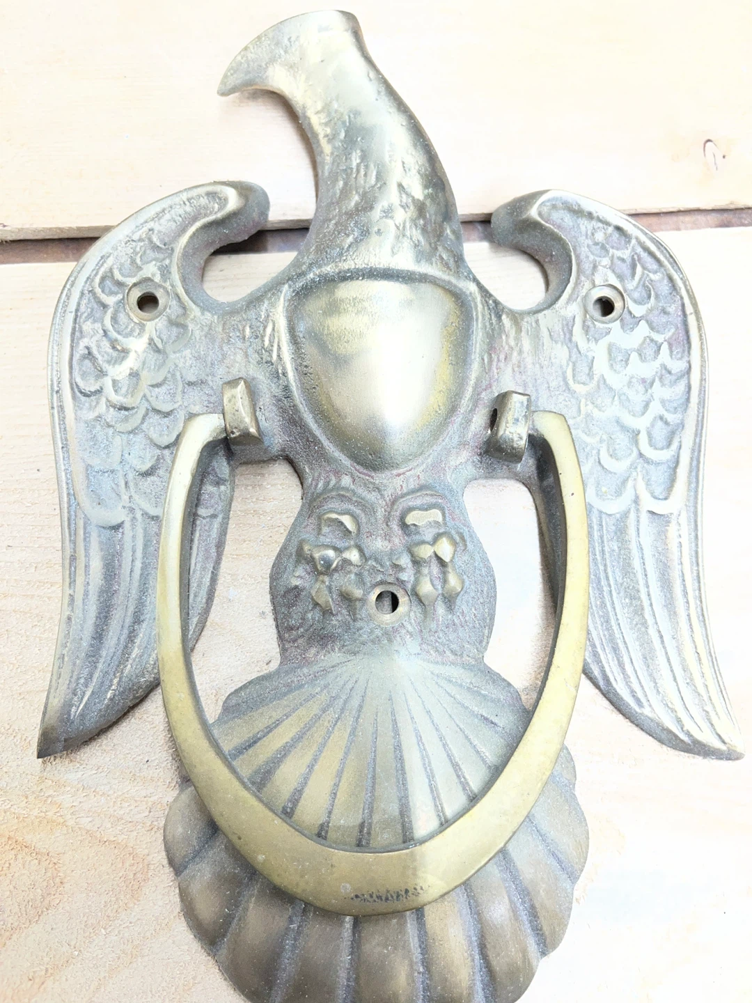Brass Eagle Door Knocker - photo 2