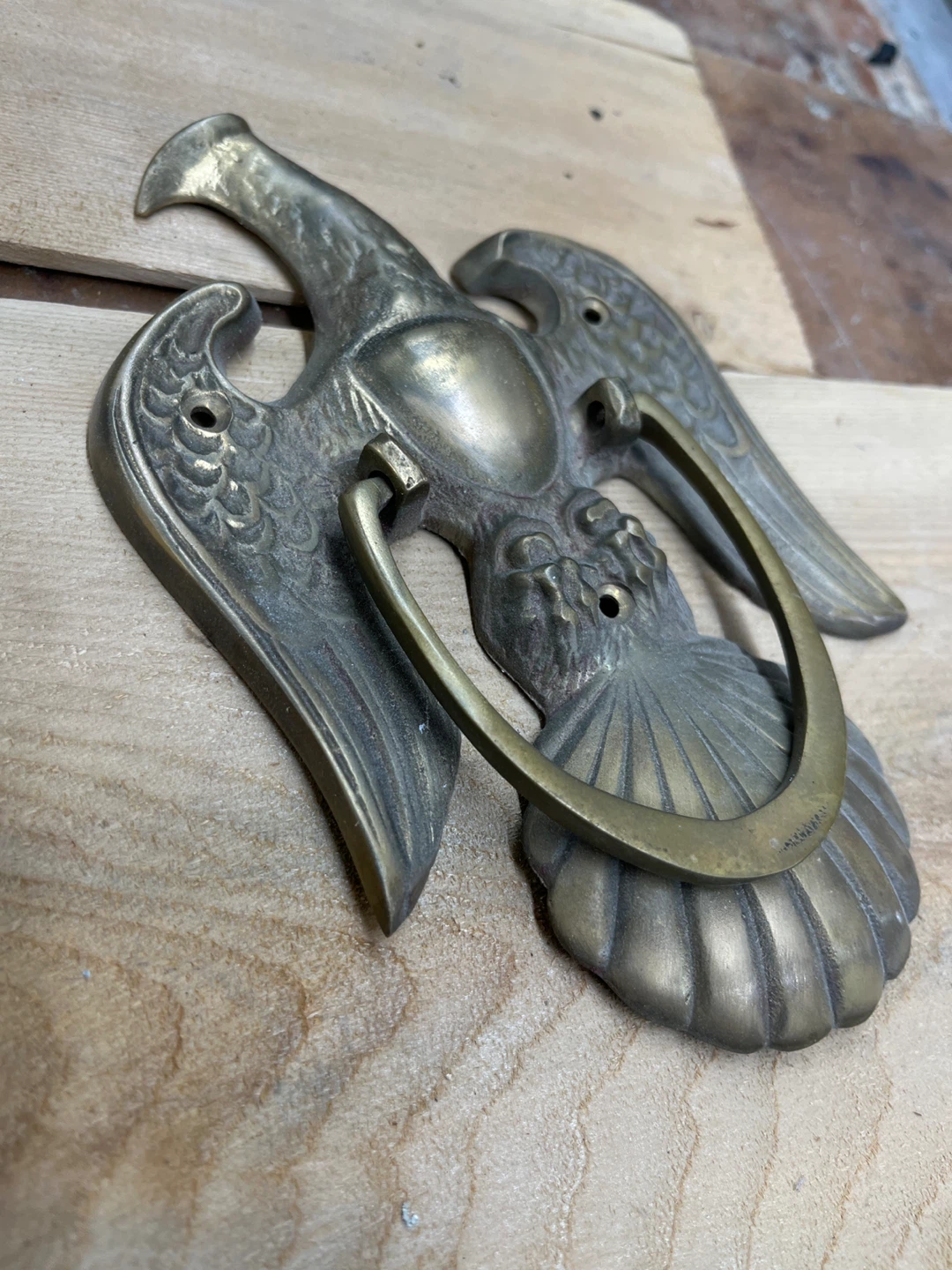 Brass Eagle Door Knocker - photo 4