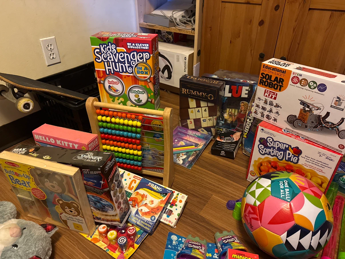 Unopened toys