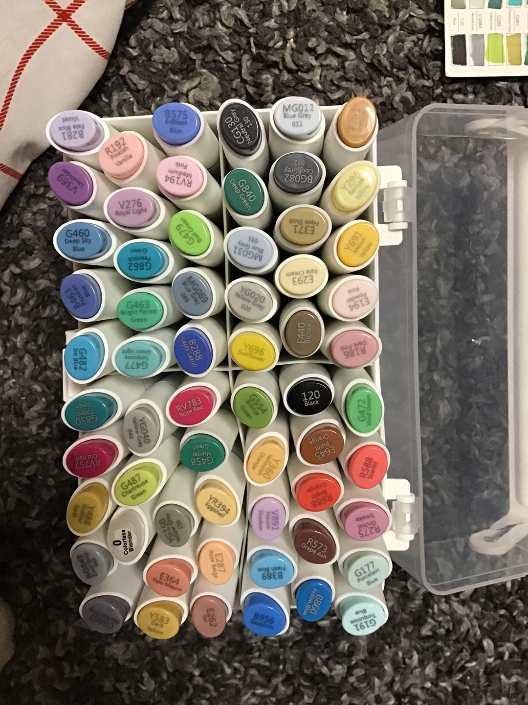 Ohuhu 60-color Marker Set (Landscape Tones)