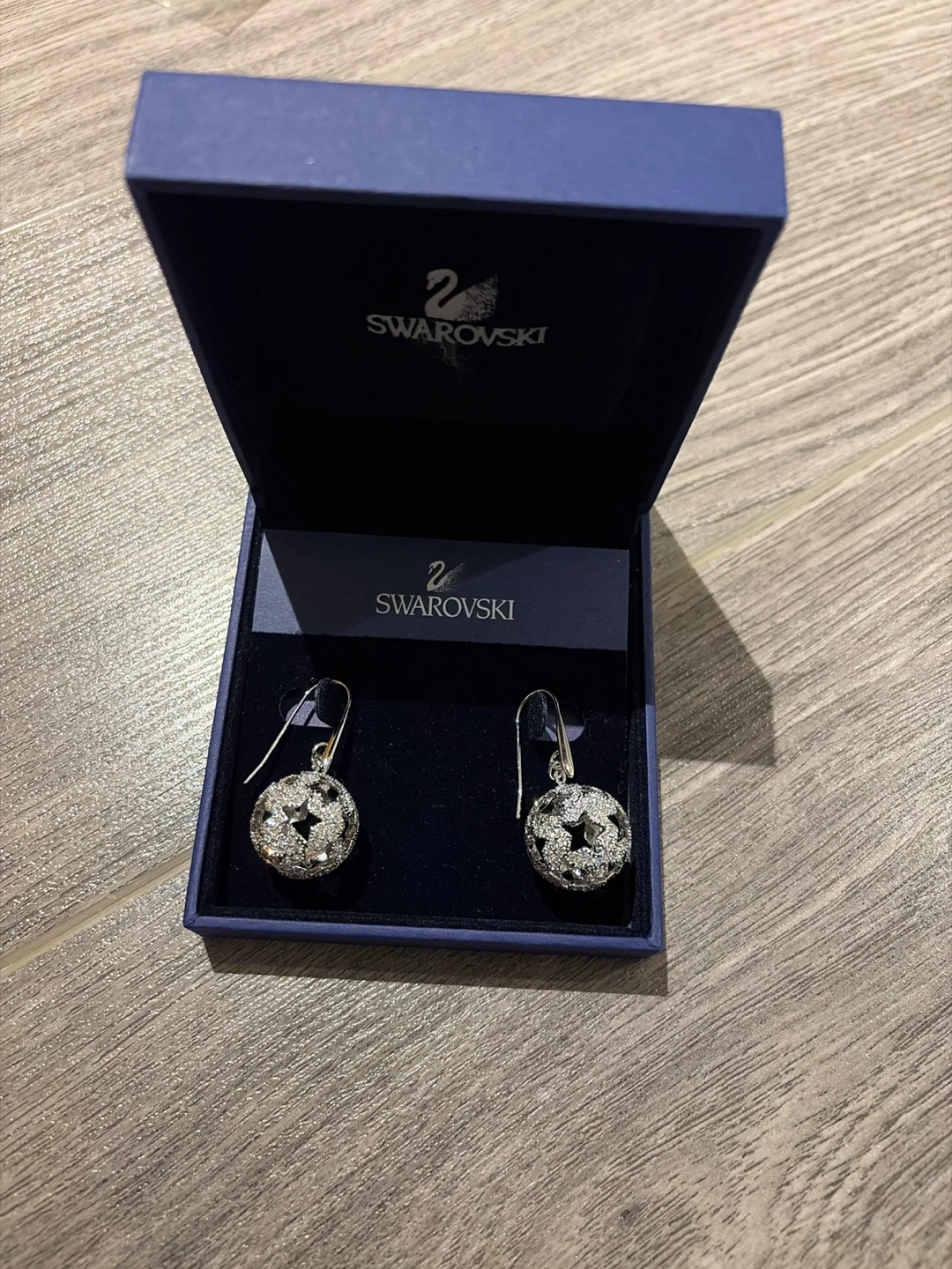 Swarovski Hemisphere Pierced Earrings