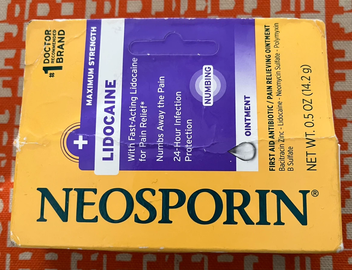 Neosporin Maximum Strength Lidocaine Ointment 0.5 oz
