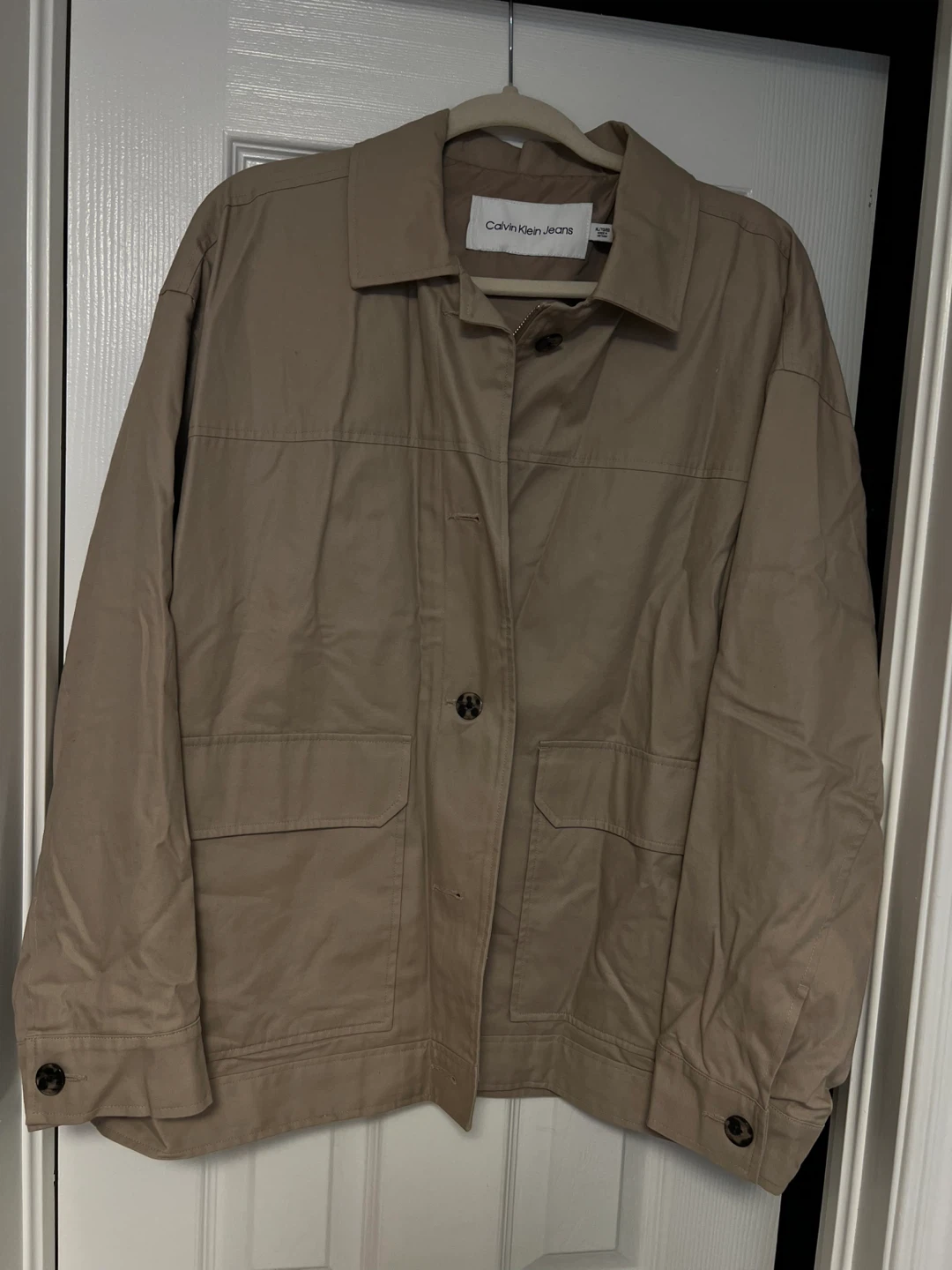 Calvin Klein Jeans Beige Utility Jacket - photo 2