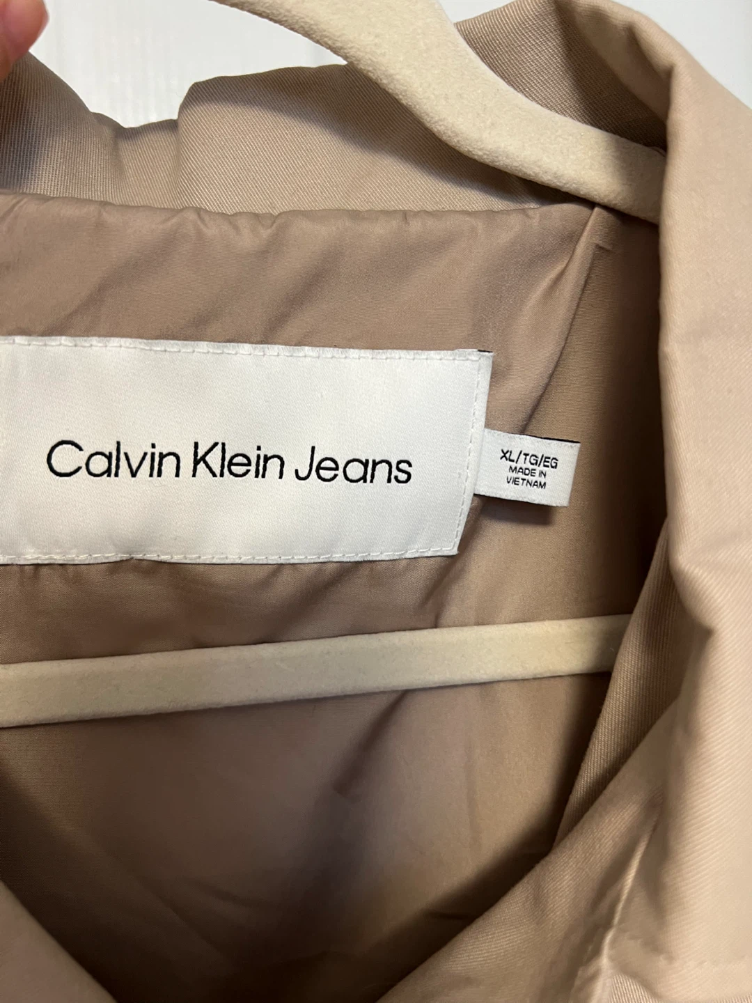 Calvin Klein Jeans Beige Utility Jacket - photo 3