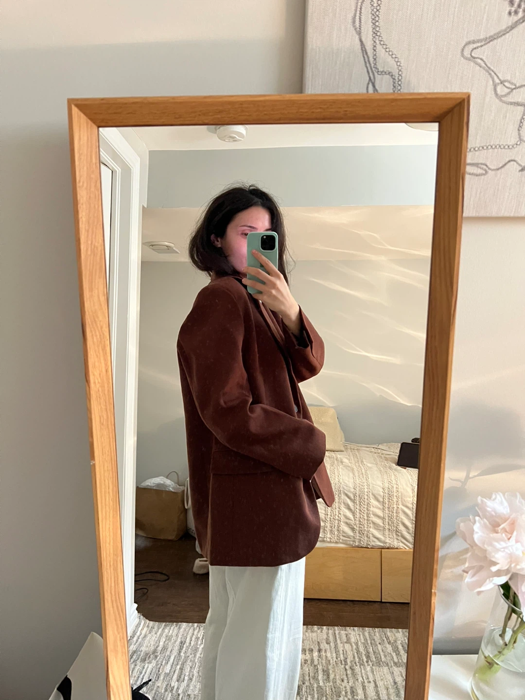 Zara Brown Wool Blazer - photo 2