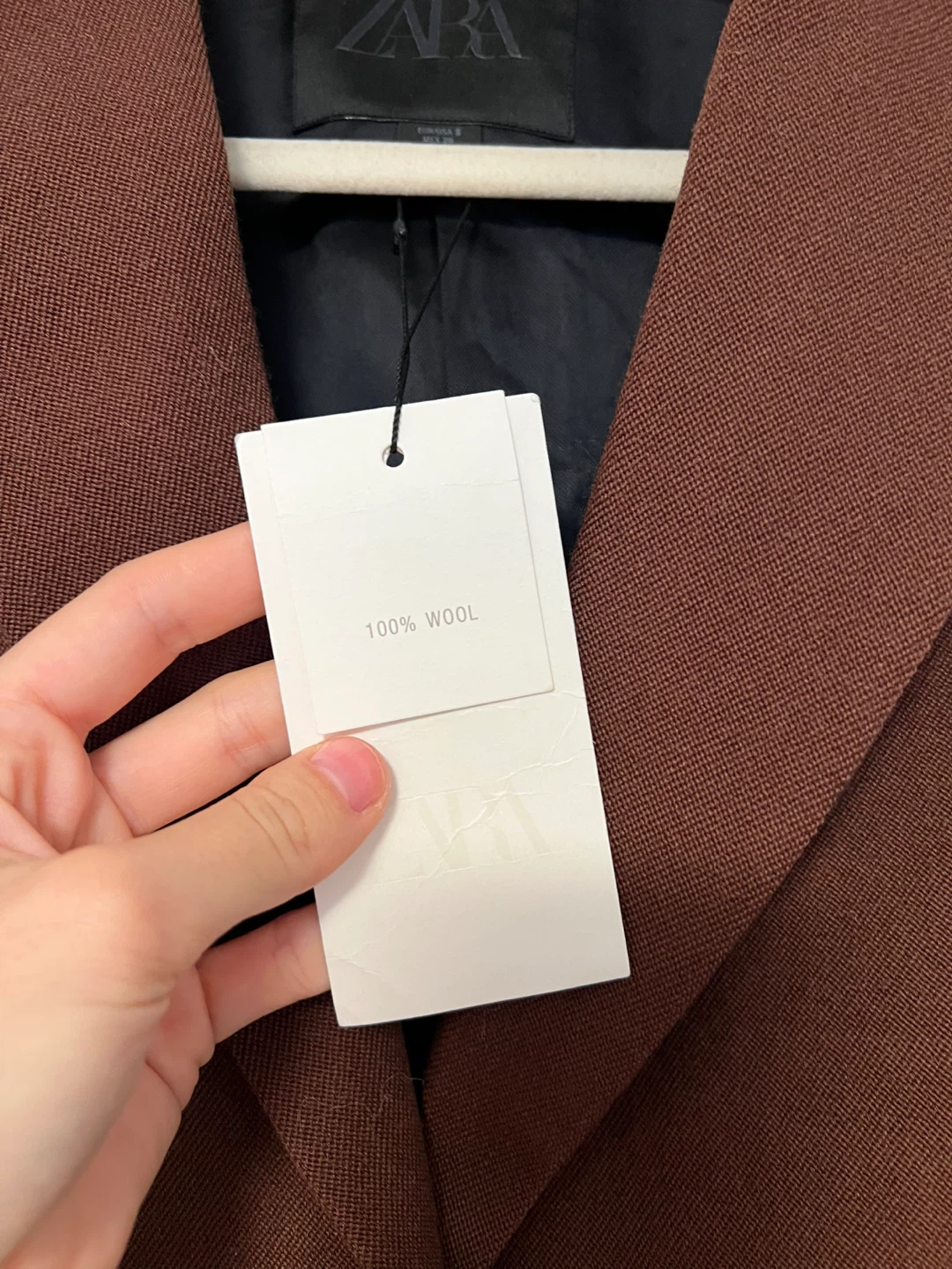 Zara Brown Wool Blazer - photo 4