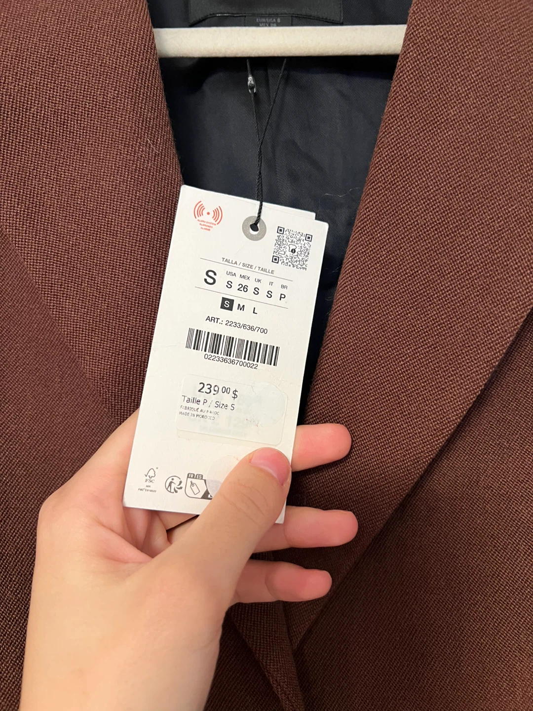 Zara Brown Wool Blazer - photo 5