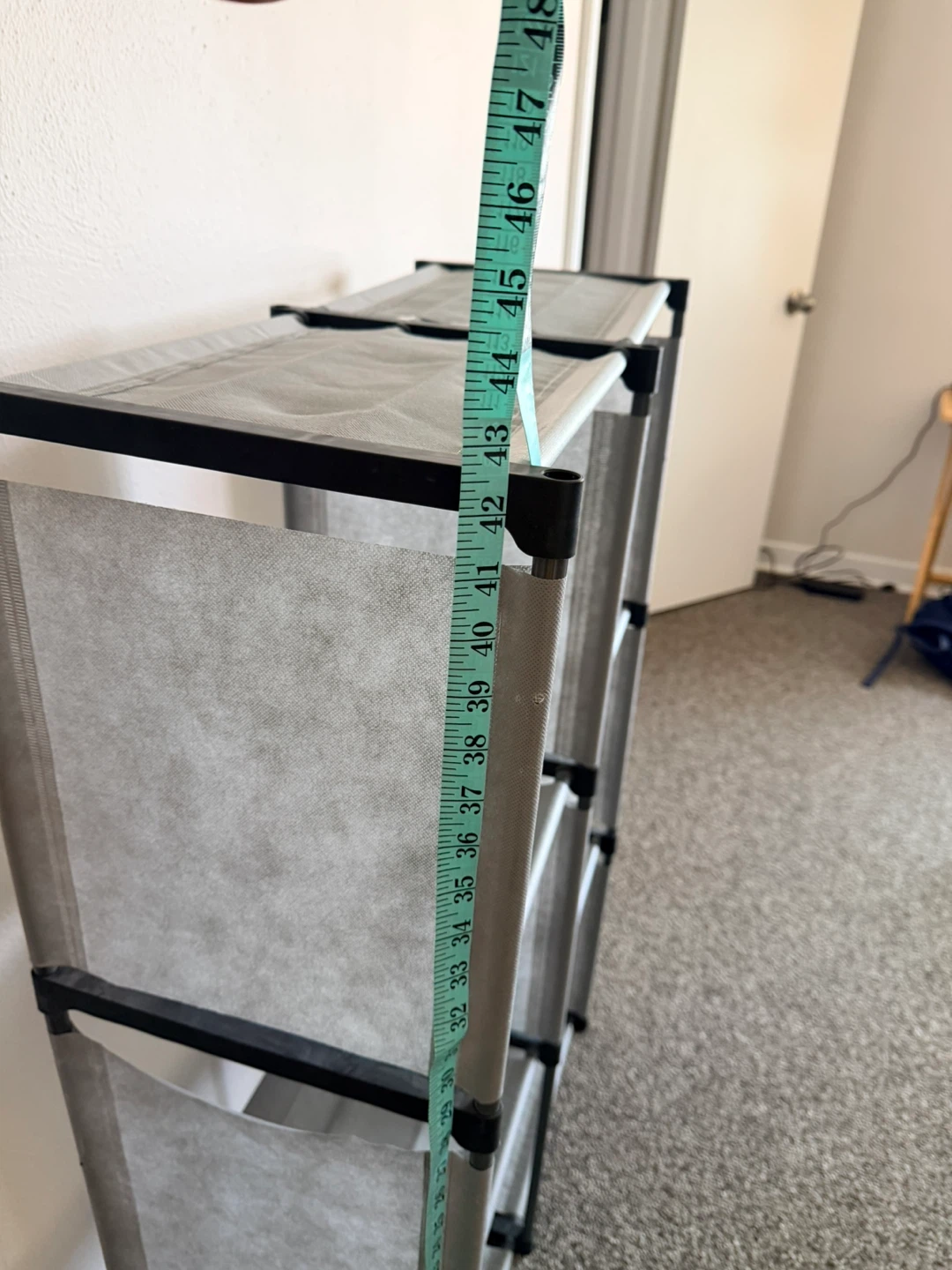 Grey Fabric 6-Cube Storage Unit - photo 4