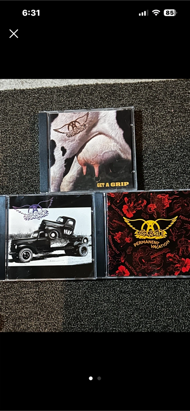 Aerosmith CD Bundle - Get a Grip, Pump, Permanent Vacation