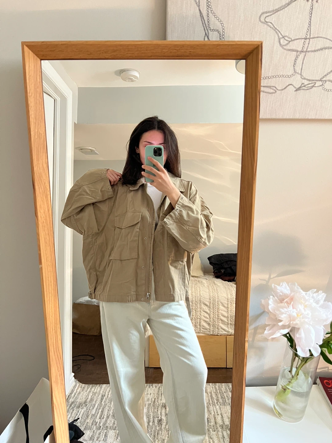 H&M Beige Utility Jacket - photo 2