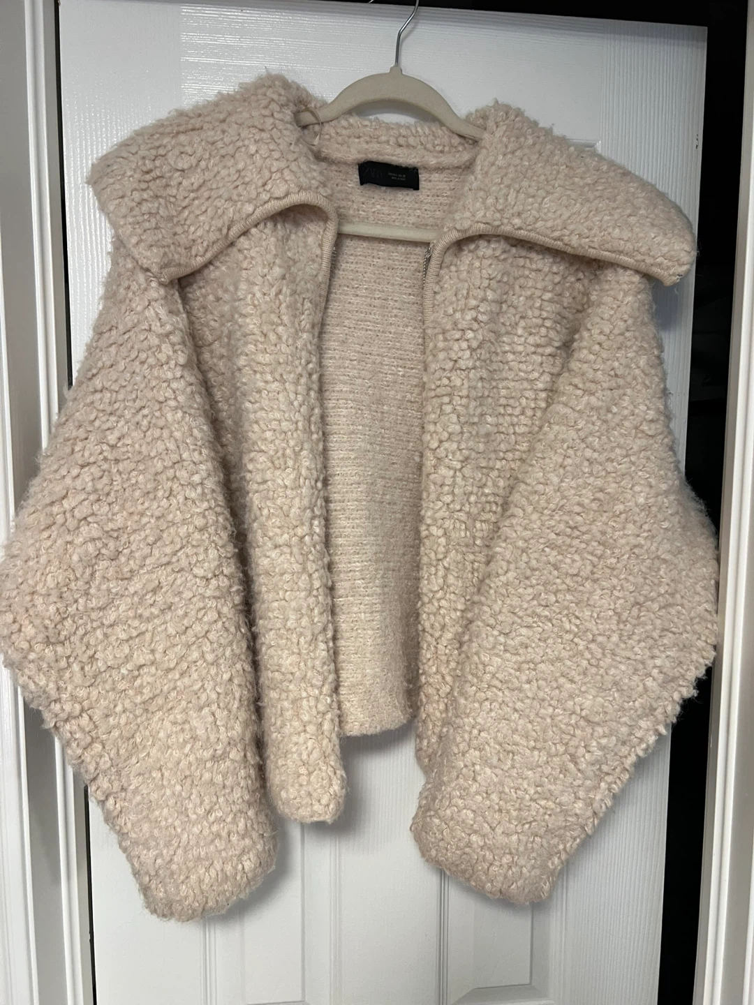 Zara Teddy Fleece Cropped Jacket - photo 4