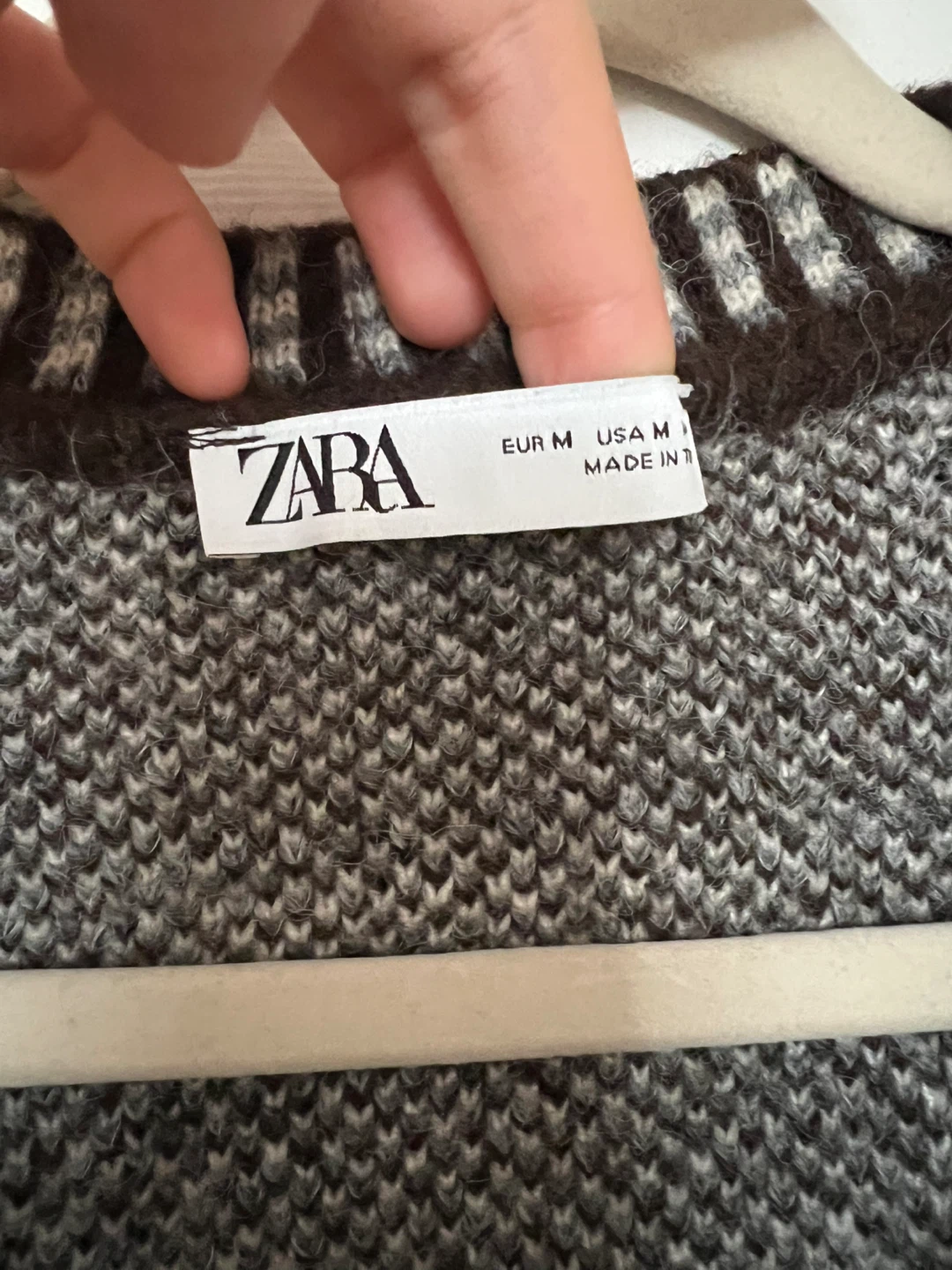 ZARA Plaid Cardigan Sweater - photo 4
