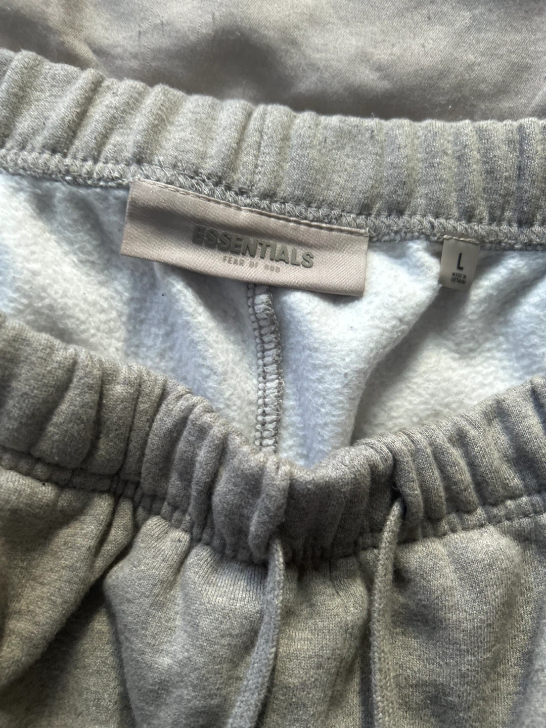 Essentials Fear of God Grey Sweat Shorts Size L - photo 2