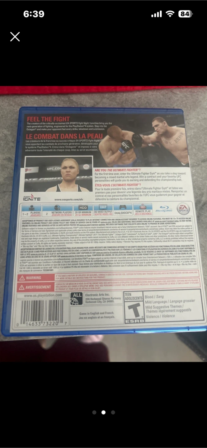 EA Sports UFC PS4 Game - photo 3
