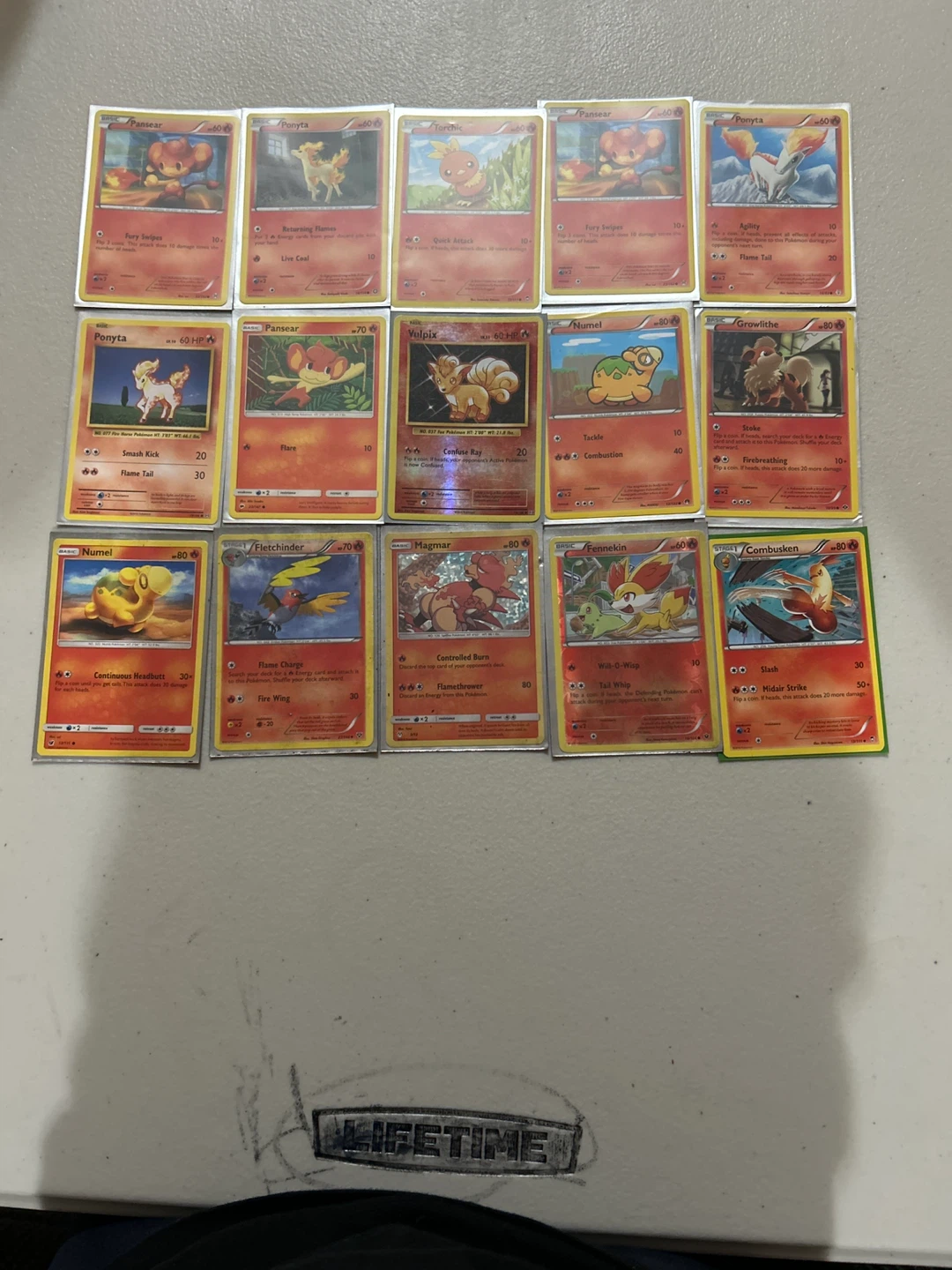 Collection of Pokémon Trading Cards
