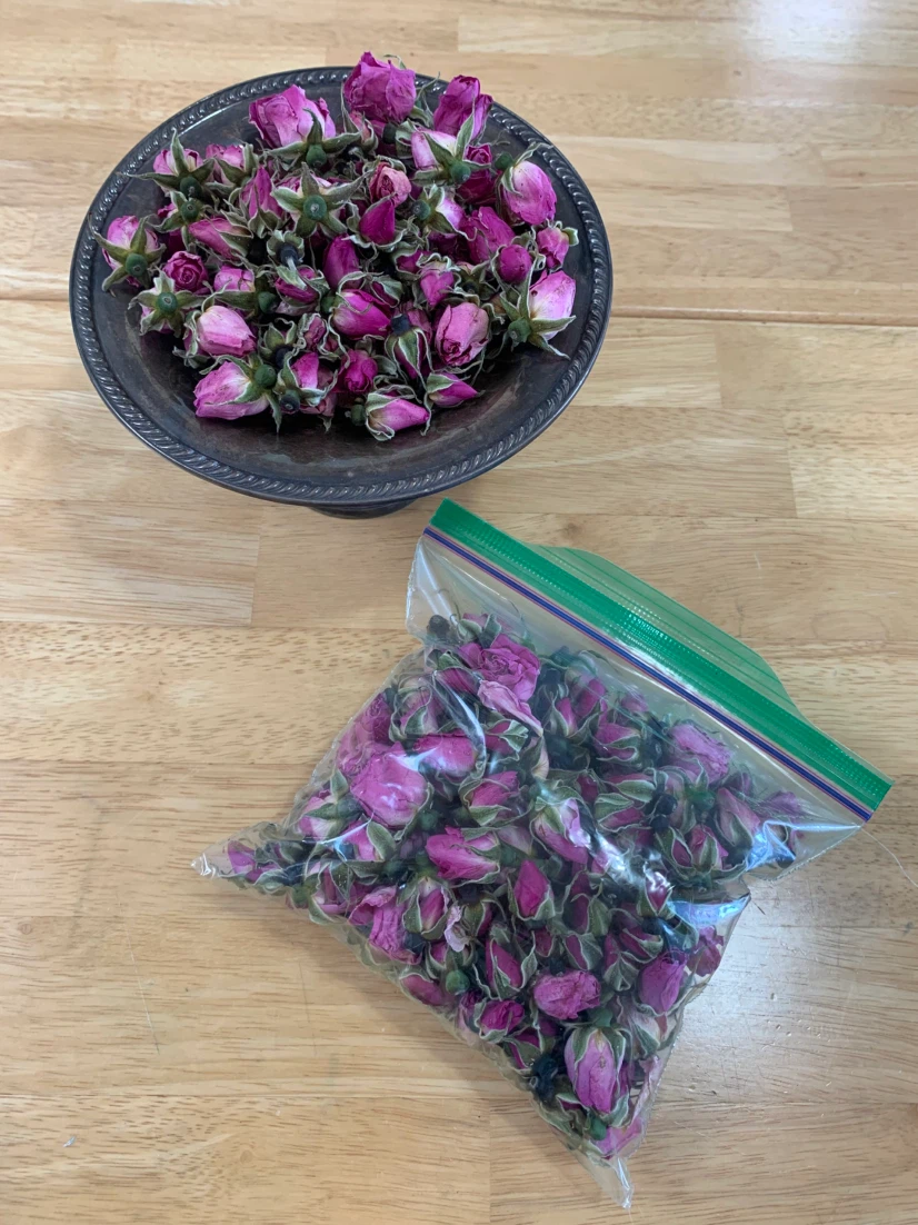 Organic Dried « Damask Rose Buds» - photo 5
