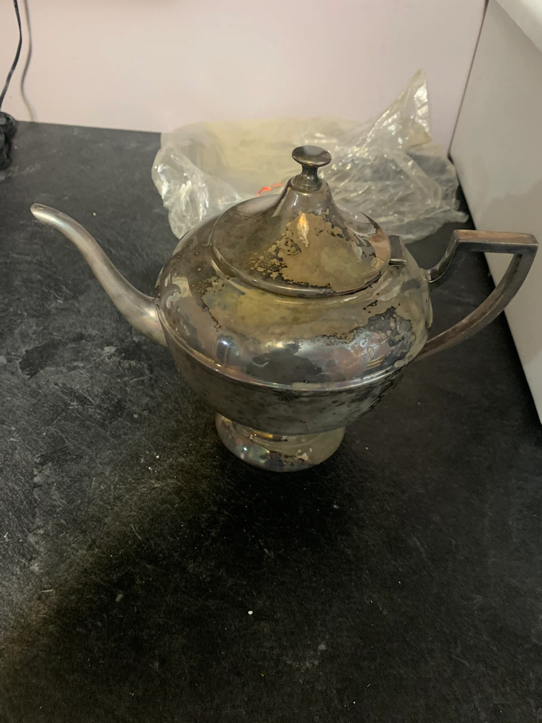 Vintage Dutchess Plate Silver-Plated Tea Set